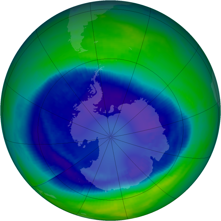 Ozone Map 2000-08-31